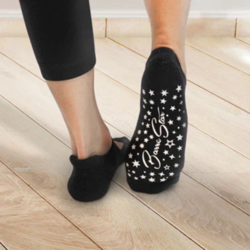Barre Star™ Yoga Grip Socks -  Non-Slip Socks for Barre, Yoga, Pilates, and Fitness. 2-Pack