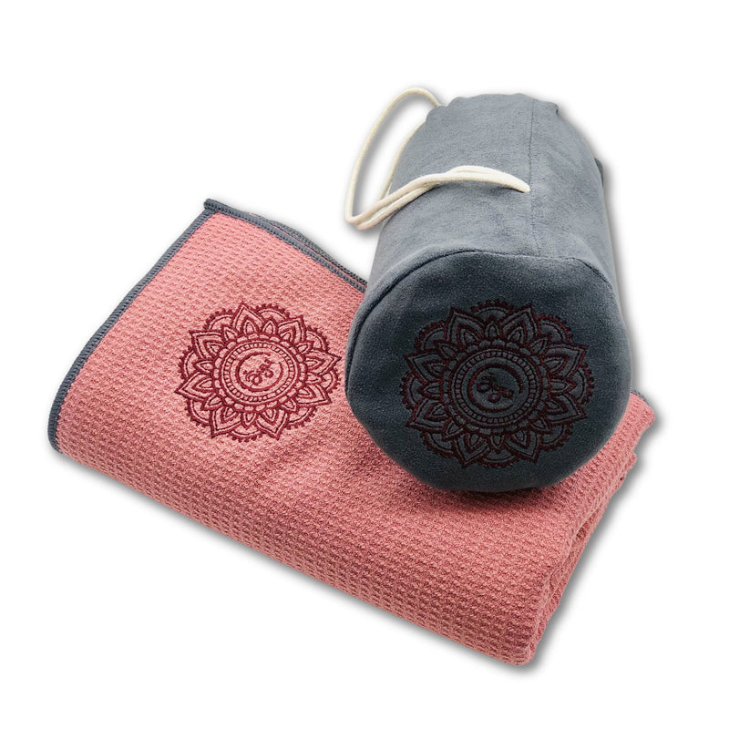 MicroPlush Yoga Mat Towel & Carry Bag